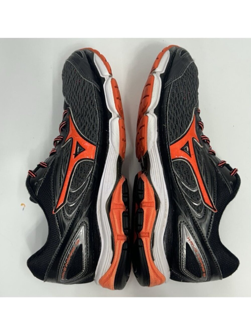 Mizuno Wave Inspire 13 Womens Shoes Size 10 Black Orange Running Gym *no Insoles - Picture 8 of 9